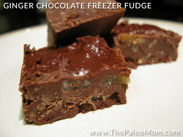 Ginger Chocolate Freezer Fudge