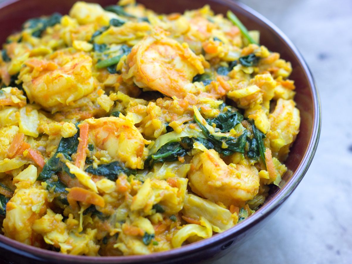 Recipe Shrimp, Tilapia and Cabbage Curry The Paleo Mom