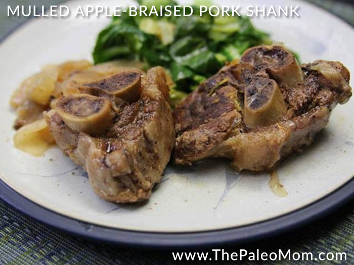 Mulled Apple-Braised Pork Shank