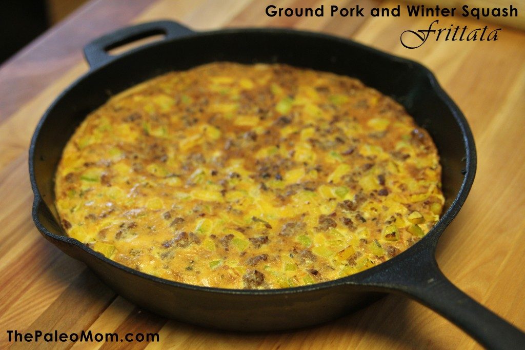 Ground Pork and Winter Squash Frittata | The Paleo Mom