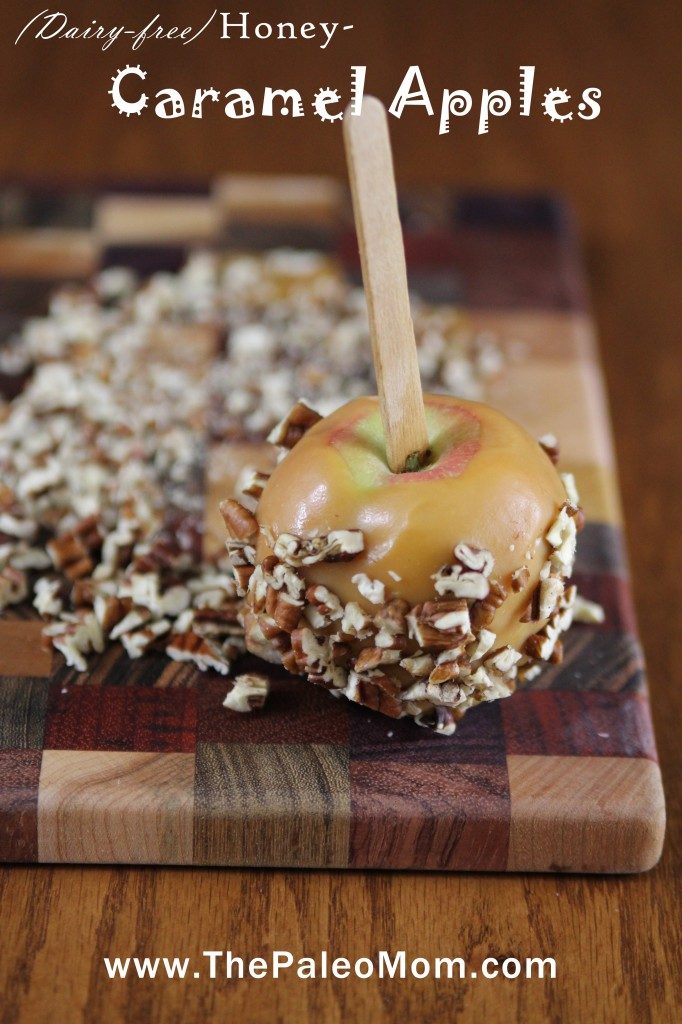 Three-Ingredient (Dairy-Free) Honey-Caramel Apples | The Paleo Mom