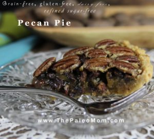 Paleo Pecan Pie | The Paleo Mom