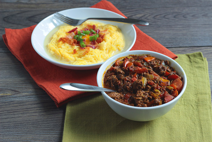 Chili and Spaghetti Squash