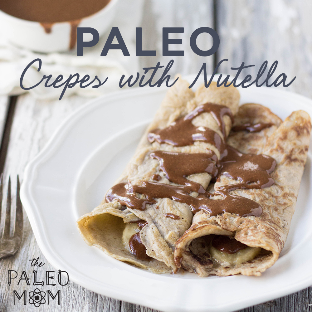 paleo crepes with nutella 