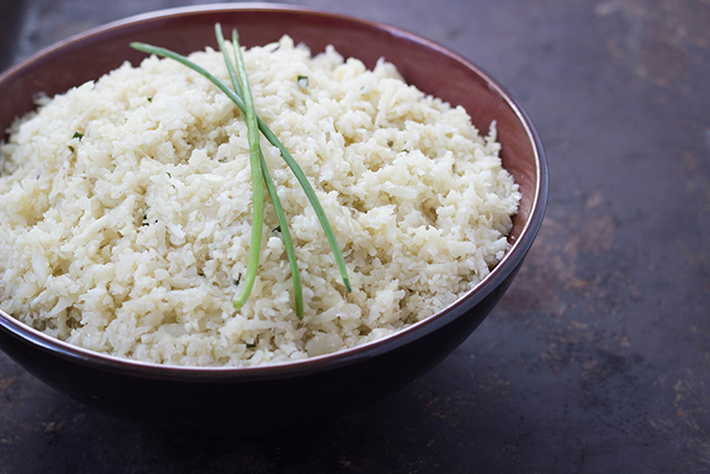 Ginger Garlic Cauliflower Rice